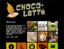 Tablet Screenshot of choco-lattecafe.com